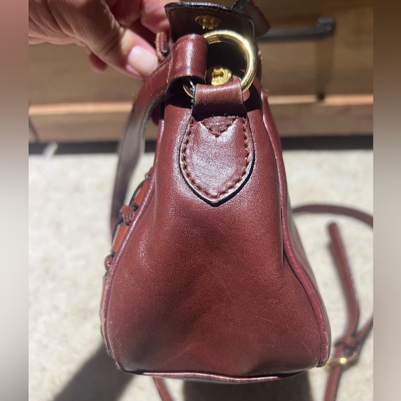 VINTAGE ETIENNE AIGNER WOVEN LEATHER CROSSBODY BAG - Picture 3 of 9